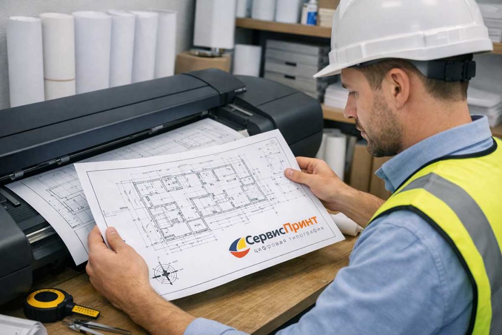 распечатать чертеж а1