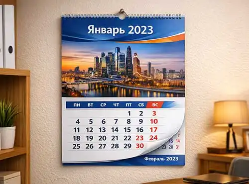 Печать настенных календарей