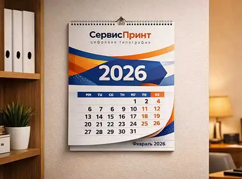 перекидной календарь на год