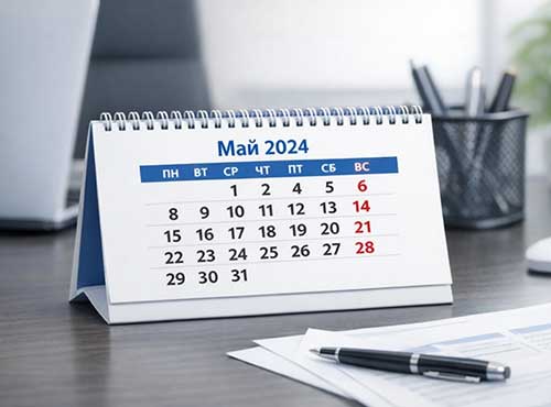 календарь домик настольный